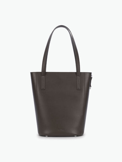 CALPAK Haven 14" Haven Laptop Tote in dark brown Mushroom; ABU2501-MUSHROOM