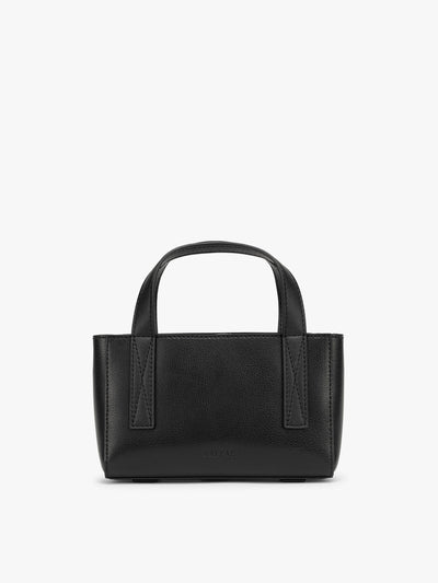 CALPAK Haven Mini Crossbody Bag in Black front view; AMC2501-BLACK