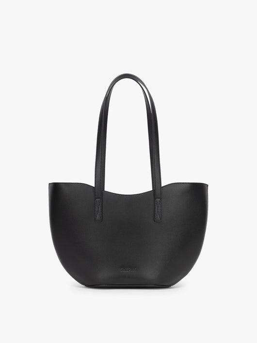 CALPAK Haven Tulip Tote in Black; AHP2601-BLACK