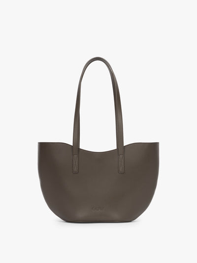 CALPAK Haven Tulip Tote in brown Mushroom; AHP2601-MUSHROOM