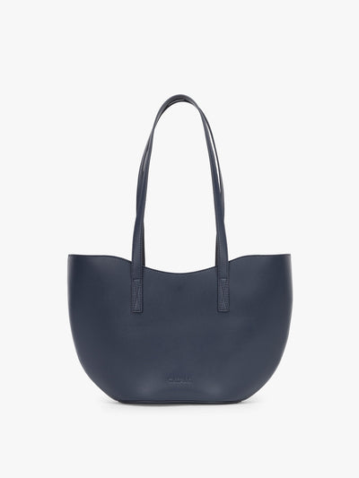 CALPAK Haven Tulip Tote in dark blue; AHP2601-NAVY