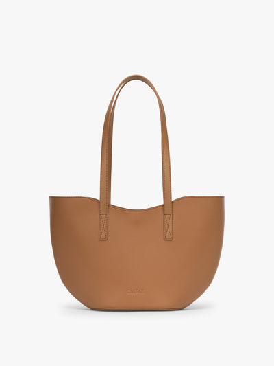 CALPAK Haven Tulip Tote in light brown Toffee; AHP2601-TOFFEE