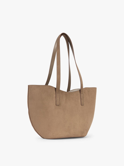 Haven Tulip Tote in Vegan Suede