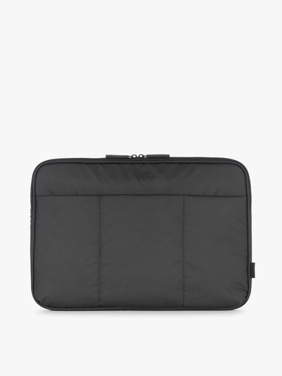 CALPAK Luka 17-in Padded Laptop Sleeve in black Matte Black with puffy exterior; ALD2501-MATTE-BLACK