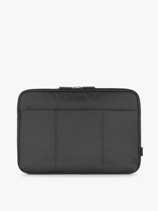 CALPAK Luka 17-in Padded Laptop Sleeve in black Matte Black with puffy exterior; ALD2501-MATTE-BLACK