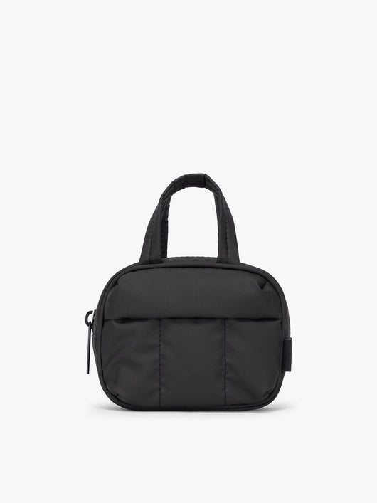 CALPAK Luka Duffel Key Pouch in black Matte Black; ALK2501-MATTE-BLACK