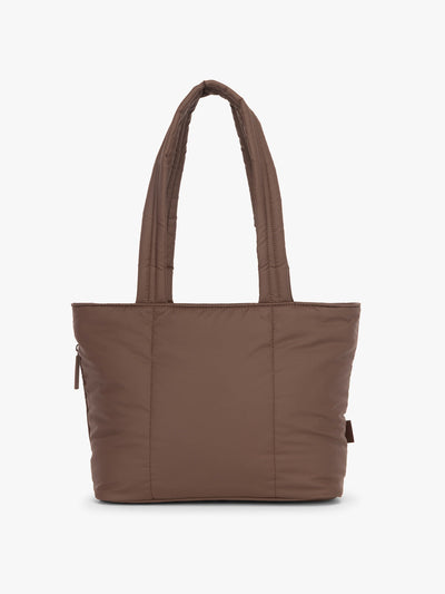 CALPAK Luka Mini Tote in brown monochrome Walnut; ALM2401-WALNUT