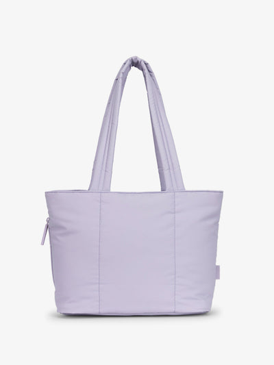 CALPAK Luka Mini Tote front view in purple lavender in Orchid; ALM2401-ORCHID
