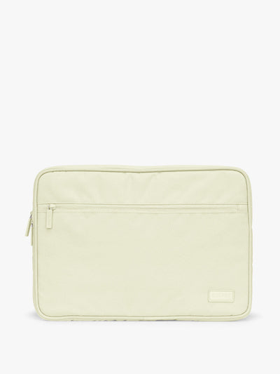 CALPAK Padded Laptop Sleeve 13-14" in light green Celadon; ALP2213-CELADON