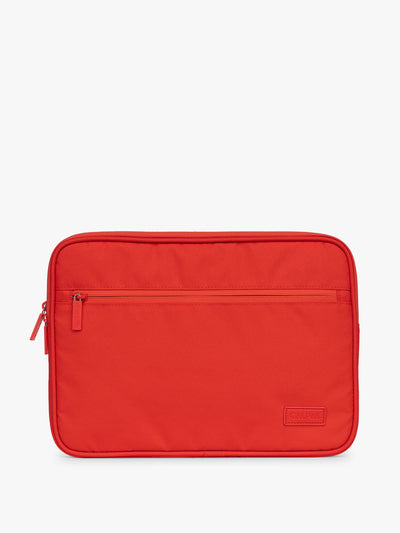 CALPAK Padded Laptop Sleeve 13-14" in red Tomato; ALP2213-TOMATO