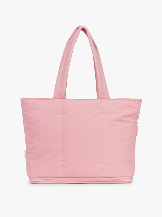 CALPAK Luka Expandable Tote Bag in pink Blossom; ALT2201-BLOSSOM 