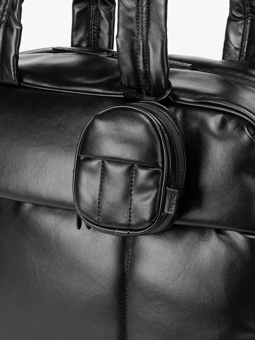 Luka Backpack Zip Bag Charm in Vegan Leather
