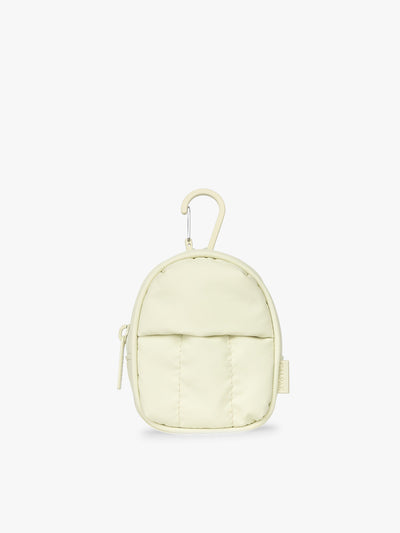 CALPAK Luka Backpack Zip Bag Charm in light green Celadon; AMB2201-CELADON