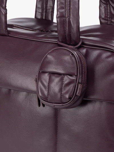 Luka Backpack Zip Bag Charm in Vegan Leather
