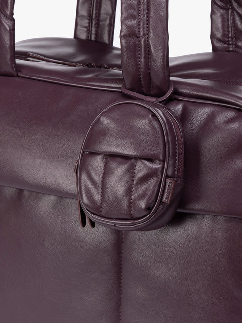 Luka Backpack Zip Bag Charm in Vegan Leather