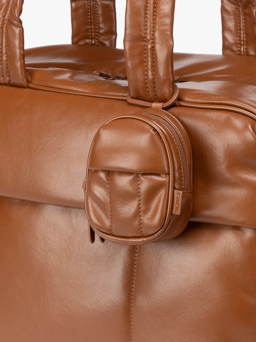 Luka Backpack Zip Bag Charm in Vegan Leather