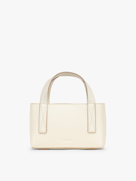 CALPAK Haven Mini Crossbody Bag in beige Buttercream; AMC2501-BUTTERCREAM