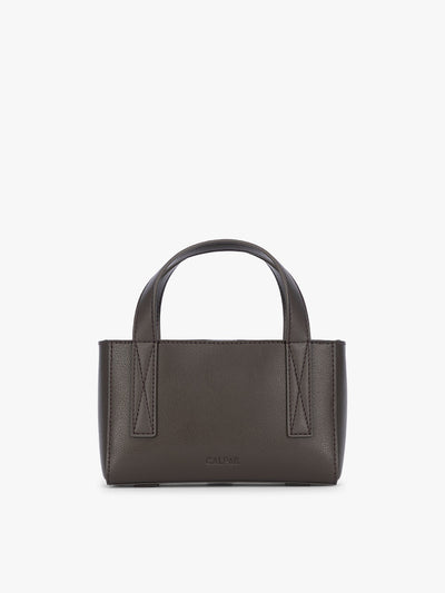CALPAK Haven Mini Crossbody Bag in dark brown Mushroom; AMC2501-MUSHROOM