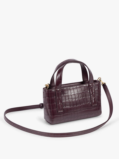 Haven Mini Crossbody Bag in Croc-Embossed