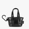 Luka Tote Zip Bag Charm in Vegan Leather