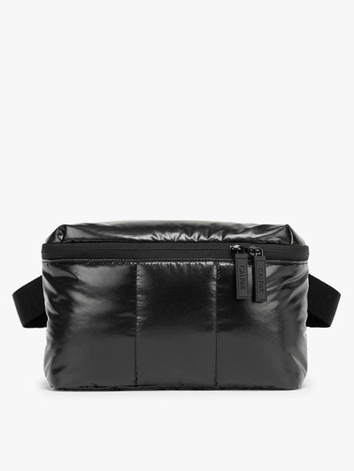 CALPAK Luka Belt Bag in Glazed Black ; BB1901-GLAZED-BLACK