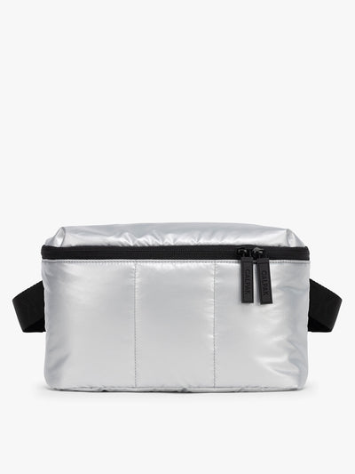 CALPAK Luka Belt Bag in Silver; BB1901-SILVER