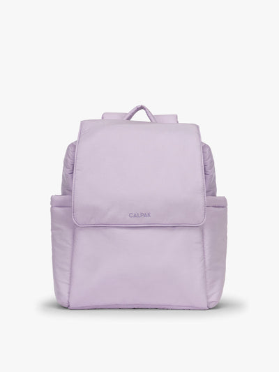 CALPAK Convertible Mini Diaper Backpack in lavender purple; BPC2401-ORCHID