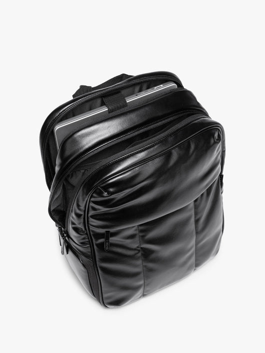 Luka 15 inch Laptop Backpack in Vegan Leather