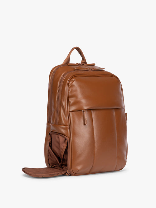 Luka 15 inch Laptop Backpack in Vegan Leather