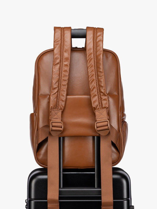 Luka 15 inch Laptop Backpack in Vegan Leather