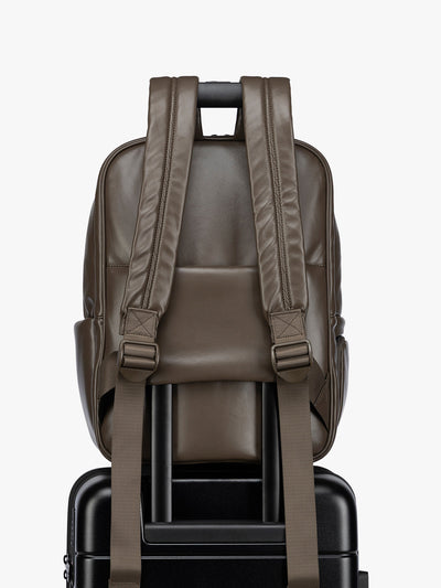Luka 15 inch Laptop Backpack in Vegan Leather