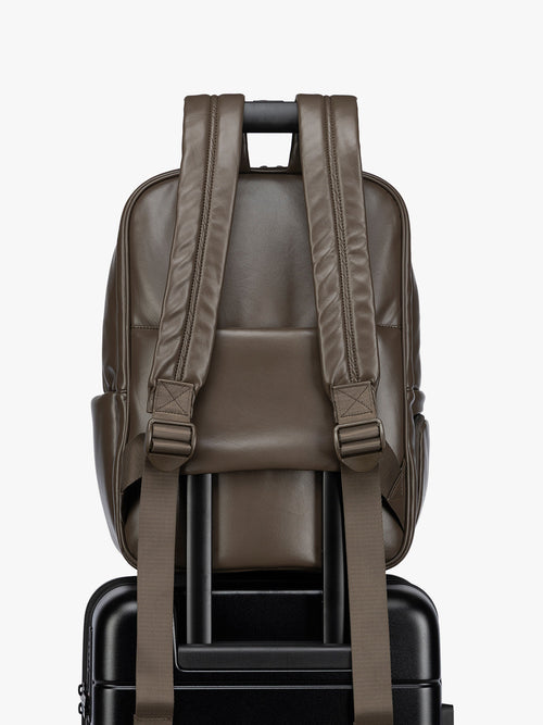 Luka 15 inch Laptop Backpack in Vegan Leather