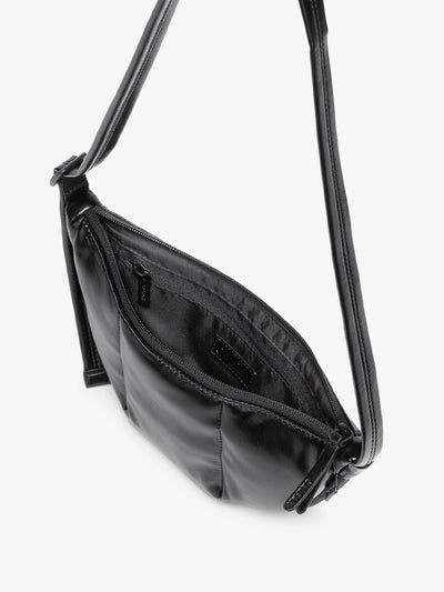 Luka Crescent Bag in Vegan Leather