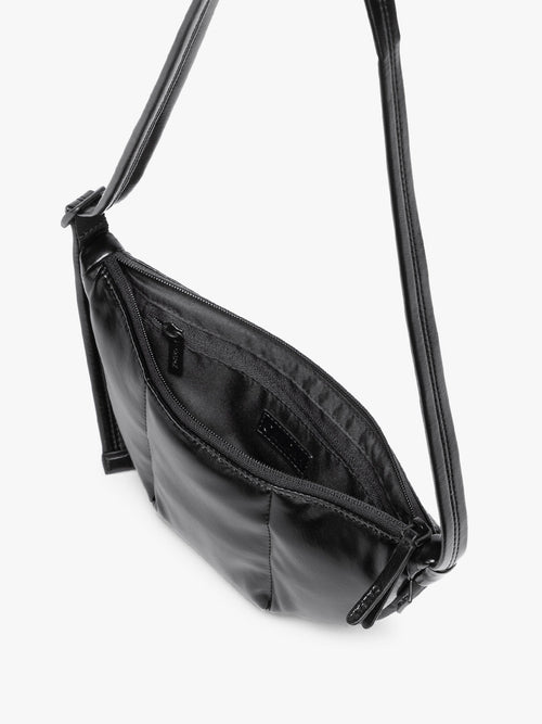 Luka Crescent Bag in Vegan Leather