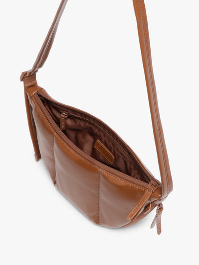 Luka Crescent Bag in Vegan Leather