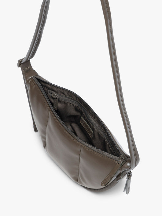 Luka Crescent Bag in Vegan Leather