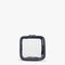 Tiny Clear Cosmetics Case in Croc-Embossed