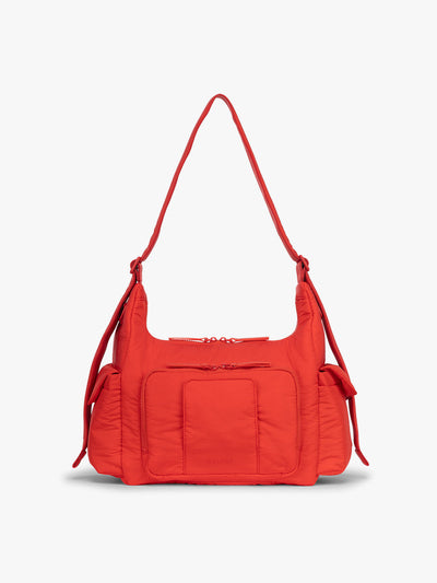 CALPAK Crossbody Diaper Bag in red Tomato; CDB2501-TOMATO