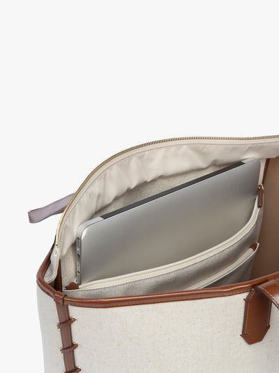 Colette 15" Canvas Laptop Tote