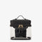 Clear Train Case with Top Compartment