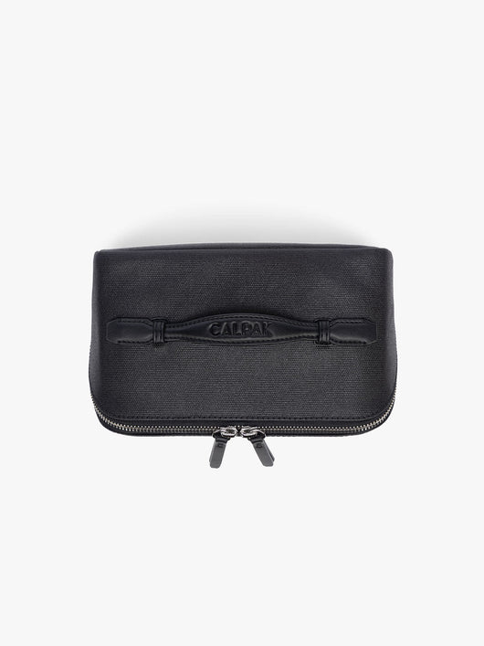 Colette Lay-Flat Canvas Toiletry Bag
