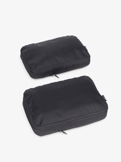 CALPAK compression packing cubes in black; PCC2201-BLACK