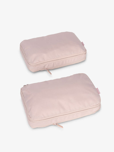 CALPAK compression packing cubes in pink sand; PCC2201-PINK-SAND