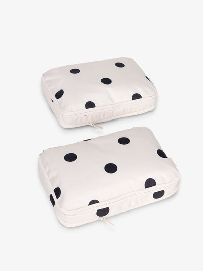 CALPAK compression packing cubes in polka dot; PCC2201-POLKA-DOT