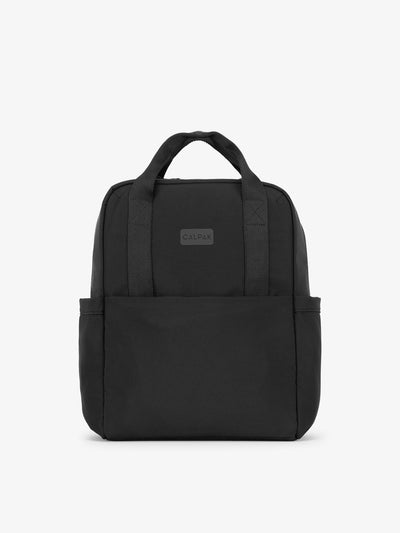 CALPAK Connect Laptop Backpack made recycled nylon materials in black; BCN2401-BLACK