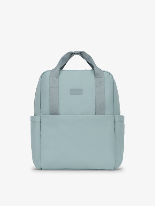 CALPAK Connect Laptop Backpack made recycled nylon materials in sunshine; BCN2401-BLUEBELL
