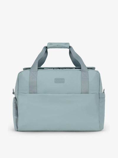 CALPAK Connect Laptop Duffel made with recycled exterior material in bluebell; DCN2401-BLUEBELL