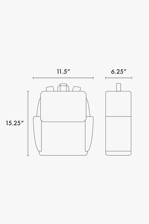 Diaper Backpack with Laptop Sleeve
