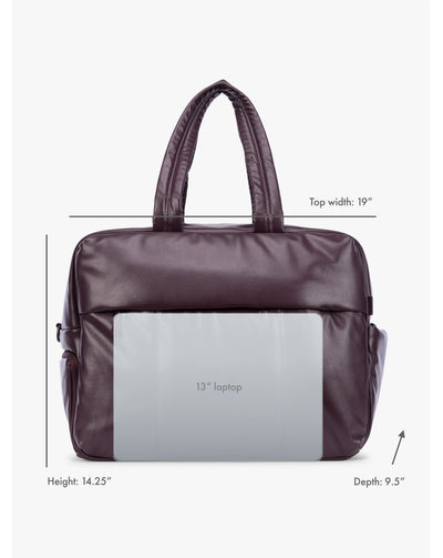 Luka Large Duffel in Vegan Leather