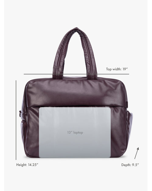 Luka Large Duffel in Vegan Leather